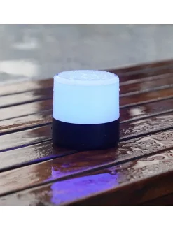 lumisky Außenbeleuchtung|Außenleuchten<LED-Dekoleuchte "Bolo" in Transparent - (H)9,5 x Ø 9,4 cm