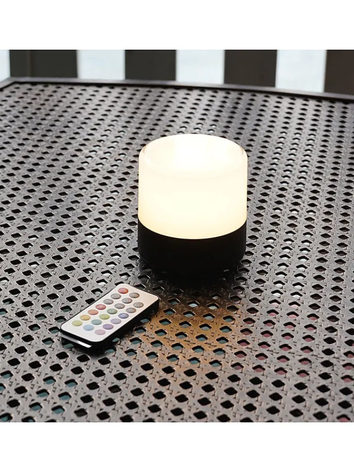 lumisky Außenbeleuchtung|Außenleuchten<LED-Dekoleuchte "Bolo" in Transparent - (H)9,5 x Ø 9,4 cm