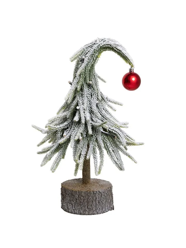 Hollybell Lichterketten & Dekobeleuchtung<LED-Dekoleuchte ''Christmas Tree'' in Grün/ Weiß - (L)36 cm