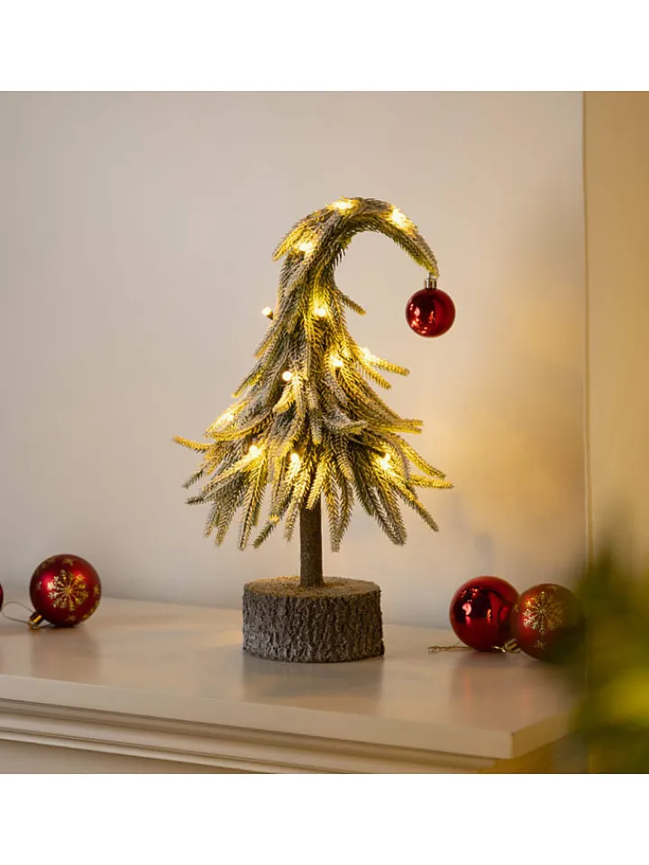 Hollybell Lichterketten & Dekobeleuchtung<LED-Dekoleuchte ''Christmas Tree'' in Grün/ Weiß - (L)36 cm