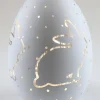 AM Design Lichterketten & Deko-Leuchten<LED-Dekoleuchte ''Ei Hase'' in Weiß - (H)17 x Ø 12 cm