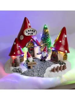 Hollybell Lichterketten & Dekobeleuchtung|Lichterketten & Deko-Leuchten<LED-Dekoleuchte ''Gnome Pub'' in Bunt - (B)22 x (H)16,2 x (T)17 cm