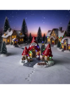 Hollybell Lichterketten & Dekobeleuchtung|Lichterketten & Deko-Leuchten<LED-Dekoleuchte ''Gnome Pub'' in Bunt - (B)22 x (H)16,2 x (T)17 cm