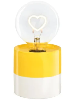 moses. Tischleuchten<LED-Dekoleuchte in Gelb - (H)17 cm