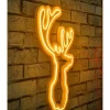 ABERTO DESIGN Lichterketten & Dekobeleuchtung<LED-Dekoleuchte in Gelb - (L)50 x (B)28 cm