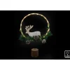 SiL Interiors Lichterketten & Deko-Leuchten<LED-Dekoleuchte in Grün/ Braun - (B)30 x (H)47 x (T)8 cm