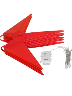 Hollybell Weihnachtsschmuck<LED-Dekoleuchte in Rot - Ø 55 cm