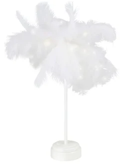 GRUNDIG Lichterketten & Deko-Leuchten<LED-Dekoleuchte in Weiß - (H)30 x Ø 9 cm