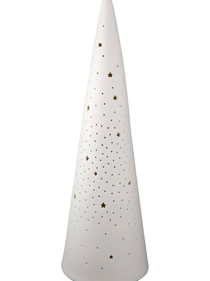 GILDE Lichterketten & Deko-Leuchten<LED-Dekoleuchte "Lichterglanz" in Weiß - (H)31 cm