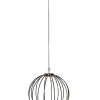STAR Trading Lichterketten & Deko-Leuchten<LED-Dekoleuchte "Mounty" in Schwarz - Ø 30 cm