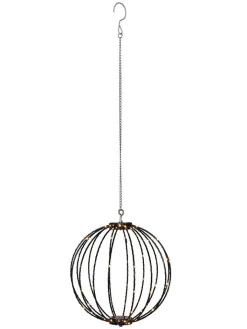 STAR Trading Lichterketten & Deko-Leuchten<LED-Dekoleuchte "Mounty" in Schwarz - Ø 30 cm