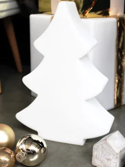 8 seasons Lichterketten & Deko-Leuchten<LED-Dekoleuchte "Shining Tree Mini" in Weiß - (H)40 cm
