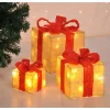 Profiline Weihnachtsschmuck<LED-Dekoleuchten "Giftbox" in Warmweiß - 3 Stück