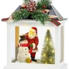 Marksljöd Wohndekoration<LED-Dekoobjekt "Bingo" in Weiß/ Grün - (B)24 x (H)32 cm