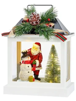 Marksljöd Wohndekoration<LED-Dekoobjekt "Bingo" in Weiß/ Grün - (B)24 x (H)32 cm