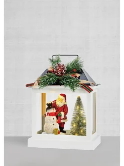 Marksljöd Wohndekoration<LED-Dekoobjekt "Bingo" in Weiß/ Grün - (B)24 x (H)32 cm