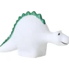 Rice Dekofiguren & -Objekte<LED-Dekoobjekt "Dino" in Weiß/ Grün - (B)7 x (H)11,5 cm