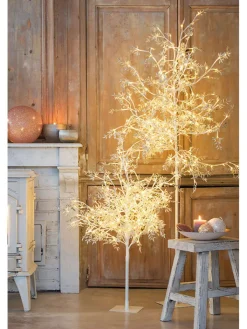 J Line Dekofiguren & -Objekte<LED-Dekoobjekt in Silber - (B)60 x (H)100 x (T)60 cm