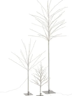 J Line Dekofiguren & -Objekte<LED-Dekoobjekt in Silber - (B)70 x (H)171 x (T)70 cm