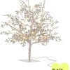 J Line Dekofiguren & -Objekte<LED-Dekoobjekt in Silber - (B)25 x (H)56 x (T)25 cm