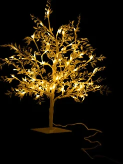 J Line Dekofiguren & -Objekte<LED-Dekoobjekt in Silber - (B)25 x (H)56 x (T)25 cm