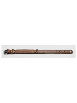 Laboni Hunde<Leder-Halsband "Amici" in Hellbraun