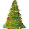STAR Trading Wohndekoration<LED-Fensterdekoration "Windo" in Grün - (B)14 x (H)23,5 cm