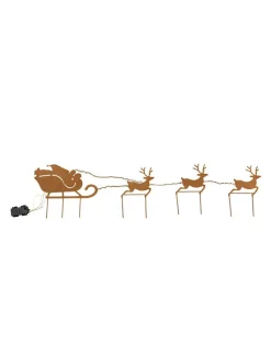 Hollybell Lichterketten & Deko-Leuchten<LED-Gartenstecker in Gold - (L)27 x (B)110 cm