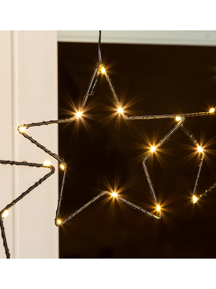 Profiline Lichterketten & Dekobeleuchtung<LED-Girlande "Star" in Warmweiß - (L)80 cm