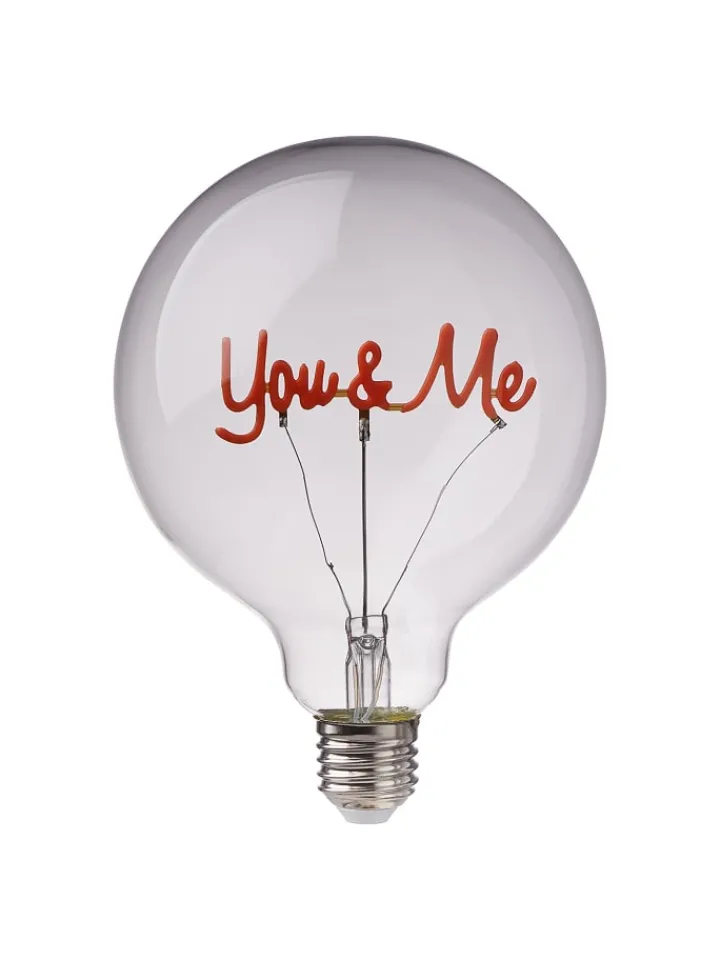 Butlers Leuchtmittel<LED-Glühlampe BRIGHT LIGHT You & Me in Pink