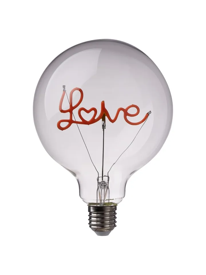 Butlers Leuchtmittel<LED-Glühlampe BRIGHT LIGHT LOVE in Pink
