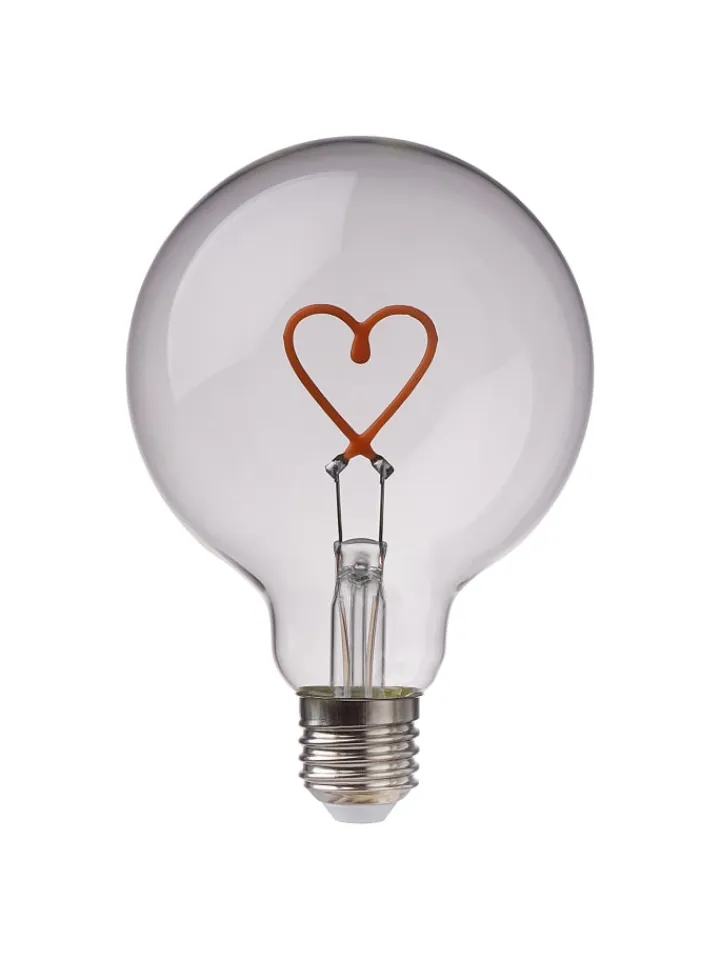Butlers Leuchtmittel<LED-Glühlampe BRIGHT LIGHT Herz in Pink