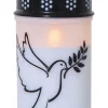 STAR Trading Außenbeleuchtung|Außenleuchten<LED-Grablicht "Dove" in Weiß