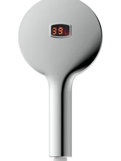Schütte Badaccessoires<LED-Handbrause "Digi" in Chrom/ Weiß