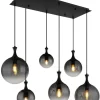 Globo lighting Decken- & Hängeleuchten<LED-Hängeleuchte "Dalton" in Schwarz - (L)97 x (B)48 x (H)141 cm