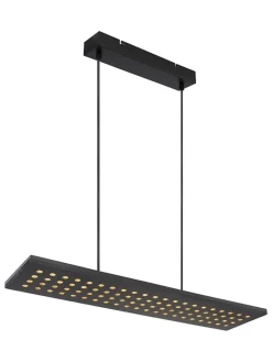 Globo lighting Decken- & Hängeleuchten<LED-Hängeleuchte in Schwarz - (B)80 x (H)120 x (T)20 cm