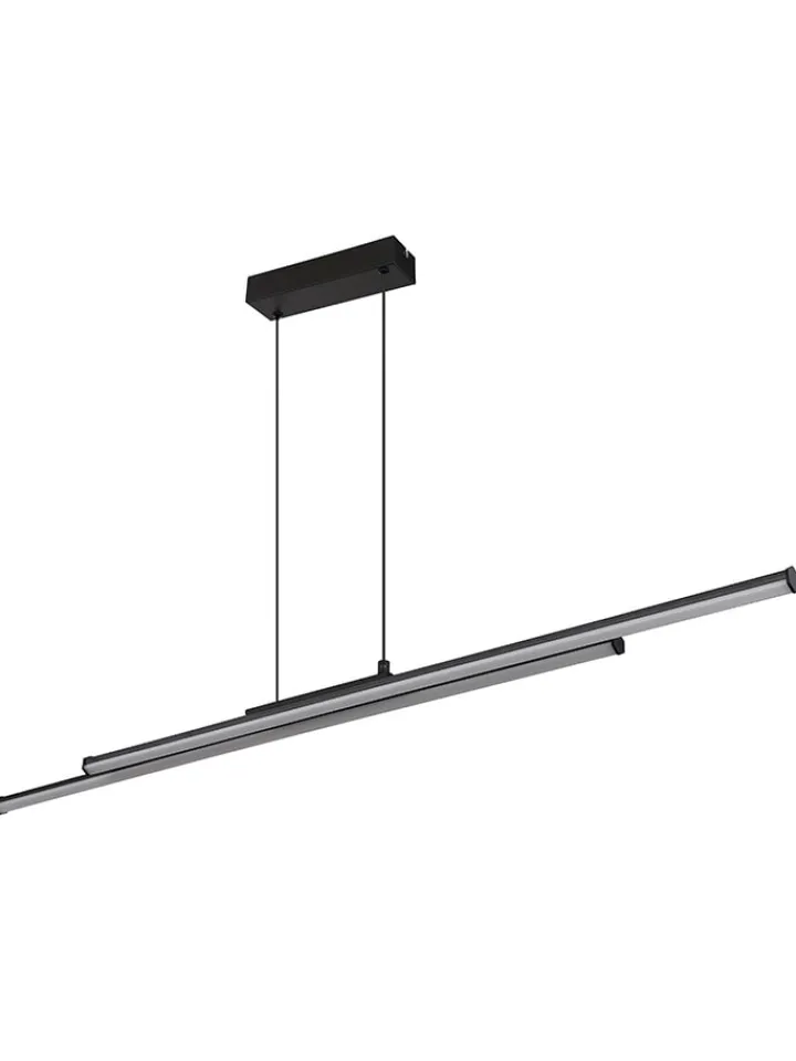 Globo lighting Decken- & Hängeleuchten<LED-Hängeleuchte "Kirina" in Schwarz - (B)110 x (H)120 x (T)6 cm
