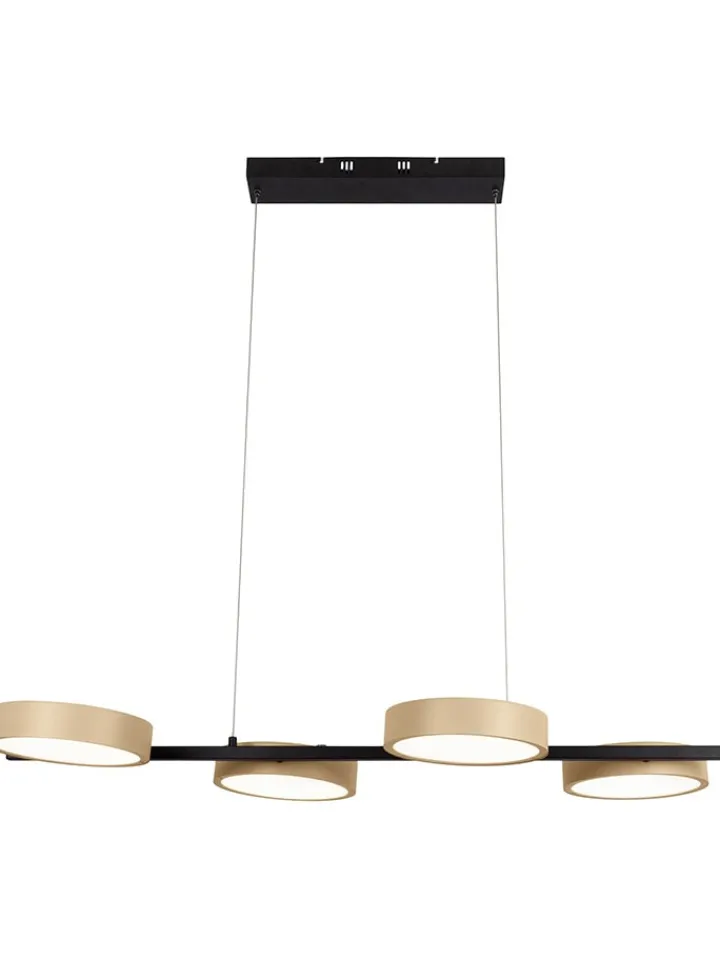 näve Decken- & Hängeleuchten<LED-Hängeleuchte "Tessa" in Hellbraun/ Schwarz - EEK F (A bis G)