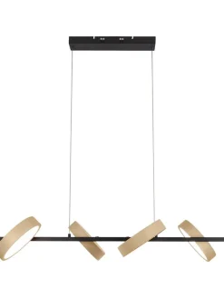 näve Decken- & Hängeleuchten<LED-Hängeleuchte "Tessa" in Hellbraun/ Schwarz - EEK F (A bis G)