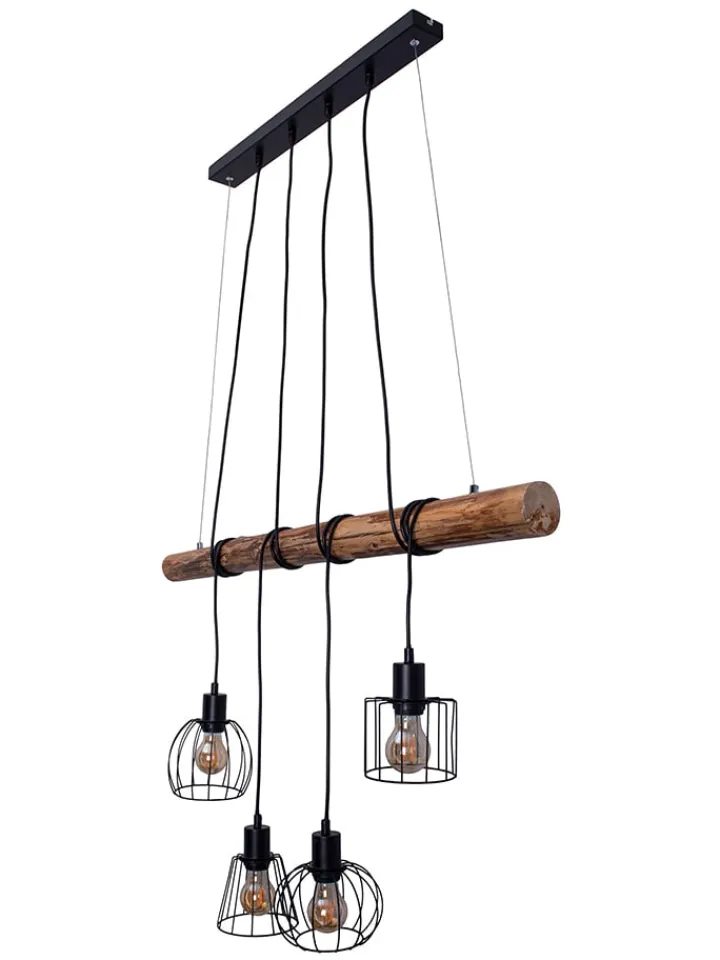 näve Decken- & Hängeleuchten<LED-Hängeleuchte "Woodland" in Hellbraun - (B)100 x (H)150 x (T)10 cm