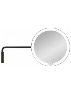 Blomus Spiegel<LED-Kosmetikspiegel "Modo" in Weiß/ Schwarz - (L)35 cm