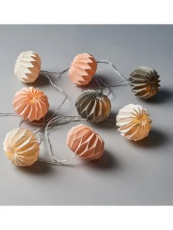 Butlers Lichterketten & Dekobeleuchtung<LED-Lampion-Lichterkette HANAMI in Grau