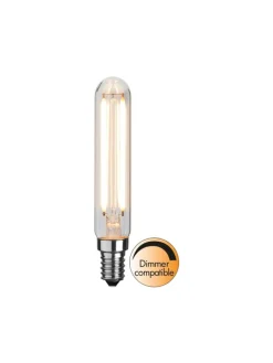 STAR Trading Leuchtmittel<LED-Leuchtmittel E14 ,Clear', T20, dimmbar, 16W, 150lm, warmweiß