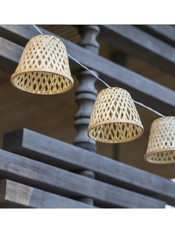 lumisky Außenleuchten<LED-Lichtergirlande "Chill" in Natur - (L)380 cm
