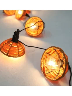 lumisky Außenleuchten|Außenbeleuchtung<LED-Lichtergirlande "Cottage" in Orange - (L)570 cm