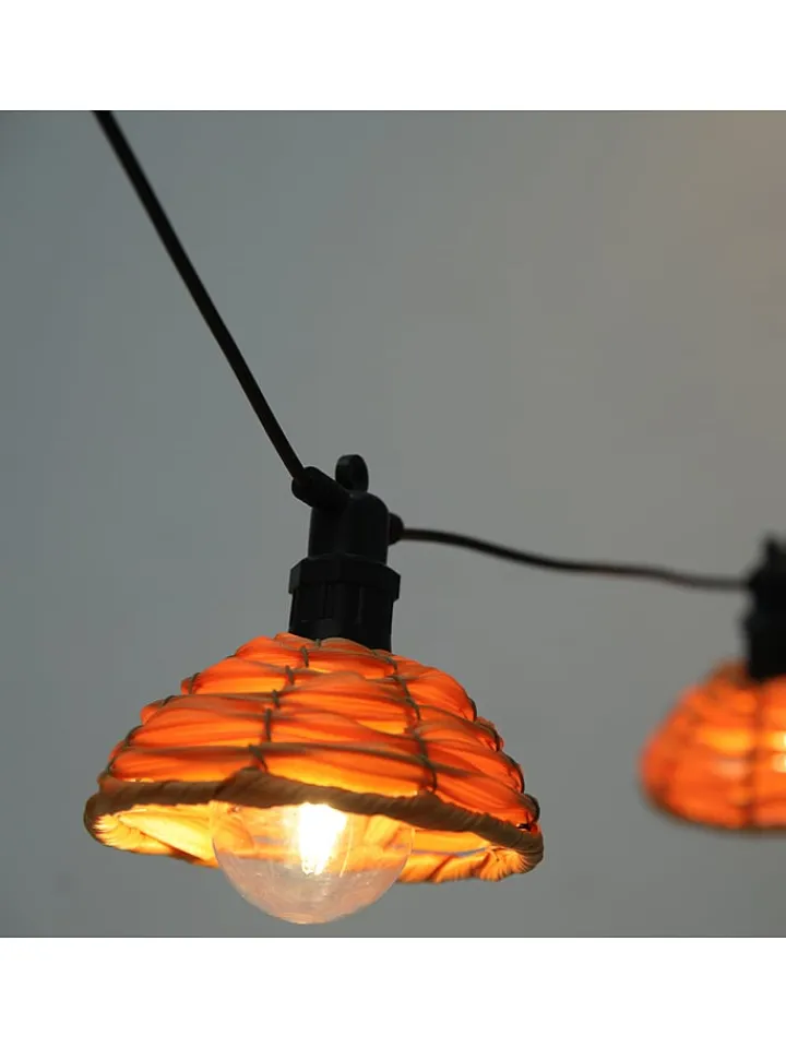 lumisky Außenleuchten|Außenbeleuchtung<LED-Lichtergirlande "Cottage" in Orange - (L)570 cm