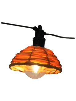 lumisky Außenleuchten|Außenbeleuchtung<LED-Lichtergirlande "Cottage" in Orange - (L)570 cm