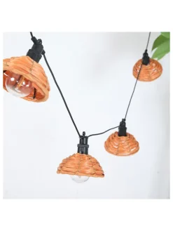 lumisky Außenleuchten|Außenbeleuchtung<LED-Lichtergirlande "Cottage" in Orange - (L)570 cm