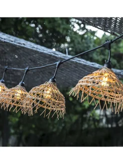 lumisky Außenbeleuchtung<LED-Lichtergirlande "Hawaii" in Natur - (L)600 cm