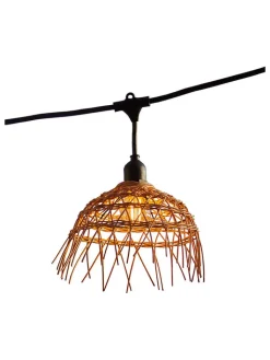 lumisky Außenbeleuchtung<LED-Lichtergirlande "Hawaii" in Natur - (L)600 cm